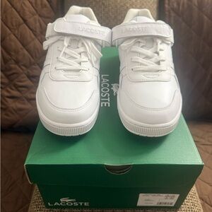 Lacoste Mens White Sneakers with straps